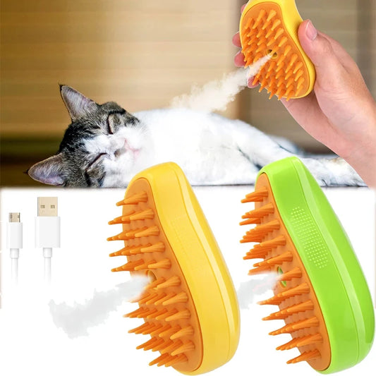 Messaging Steaming Cat Brush